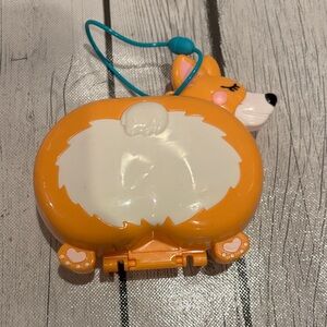 Polly pocket Corgi Shaped Kids Toy with Orange and White Colors